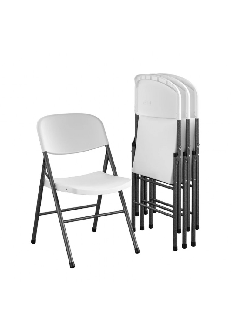 Conference White Folding Chair Set 9401719000